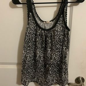 Small cheetah print tank top